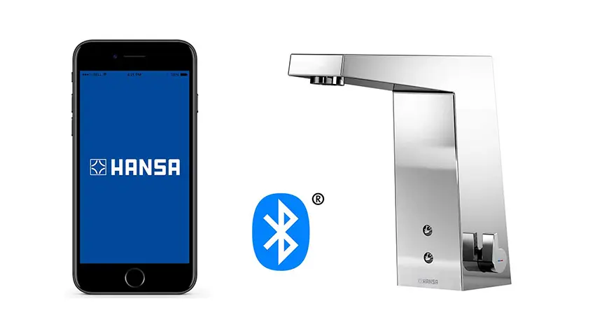 Používejte aplikaci HANSA Connect na ovládání a uzpůsobení bezdotykových vodovodních baterií HANSALOFT, 